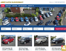 Tablet Screenshot of abbeyautosglengormley.co.uk